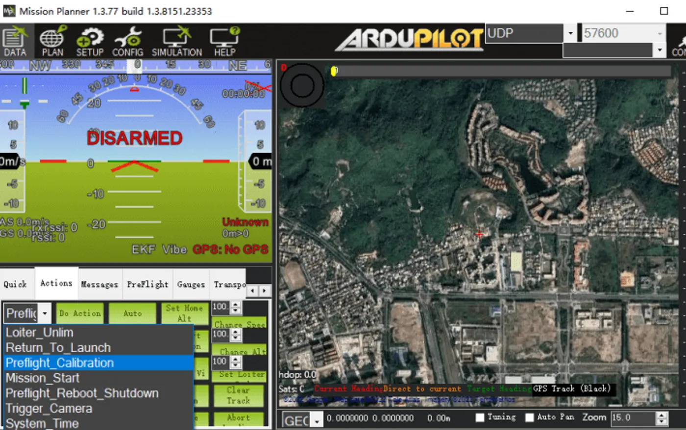 ArduPilot failsafe simulation