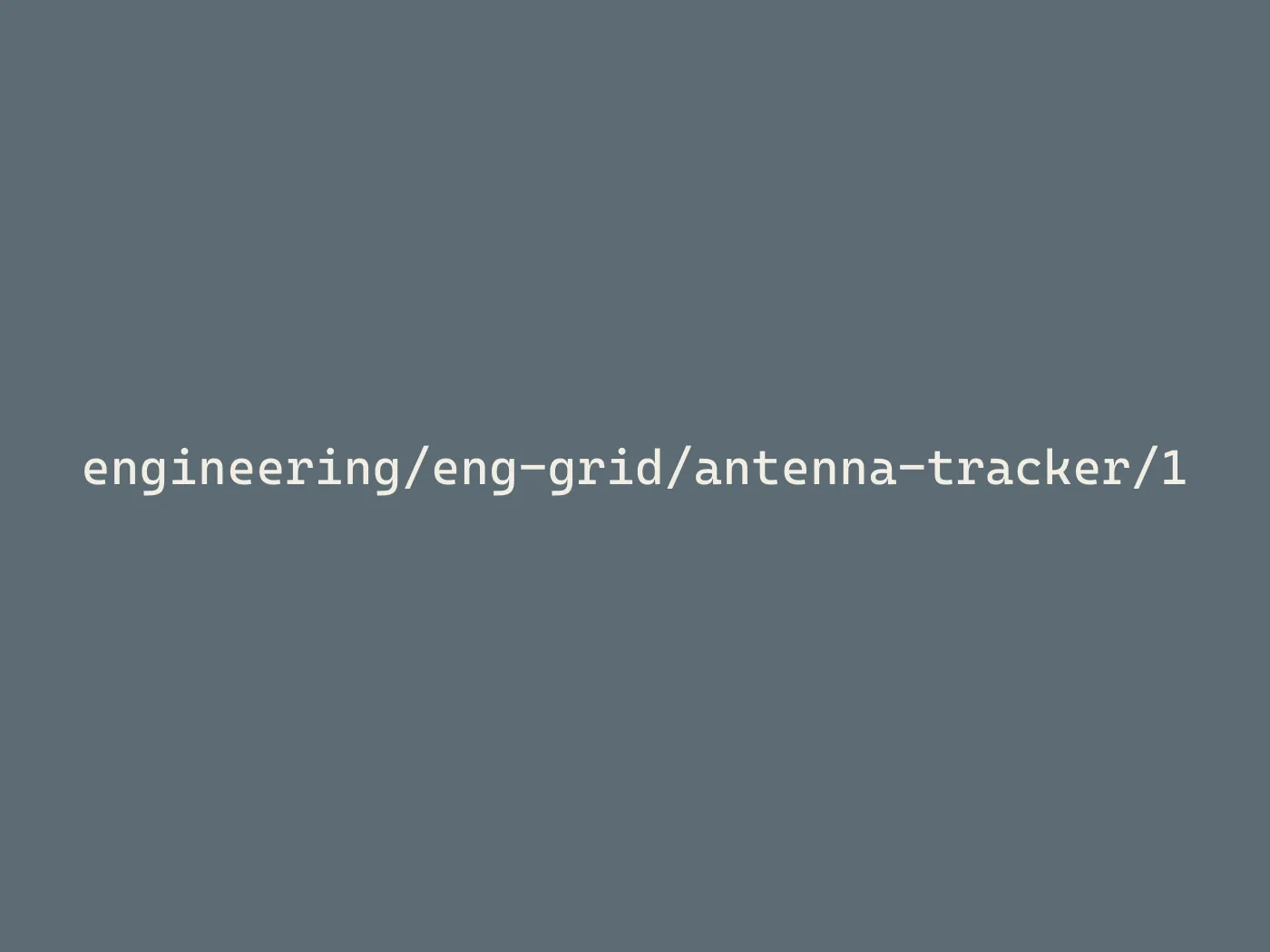 Antenna tracker array