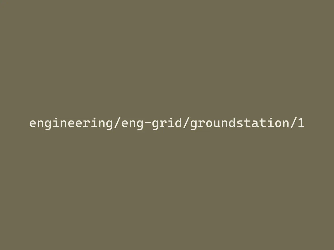 Portable ground station